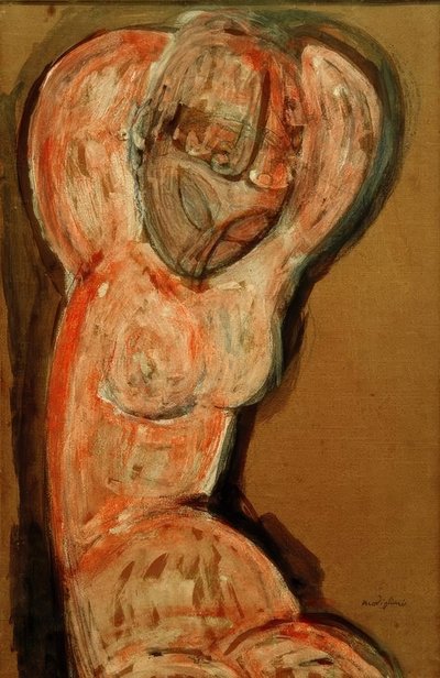 Kariatide door Amedeo Modigliani